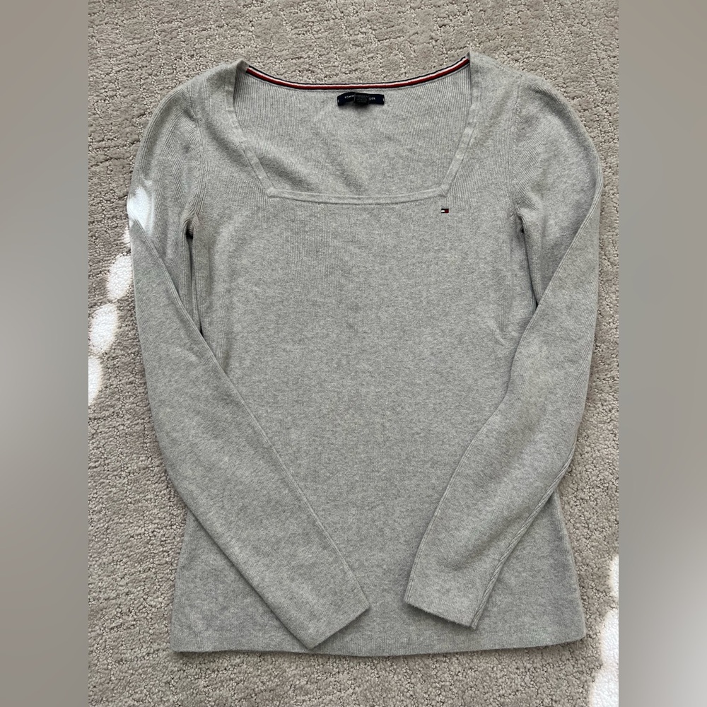 Tommy Hilfiger square neck sweater